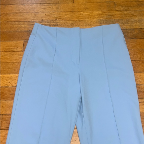 Veronica Beard Jaya Pintuck Crop Pants in Sky Blue, size 10 - Picture 4 of 14
